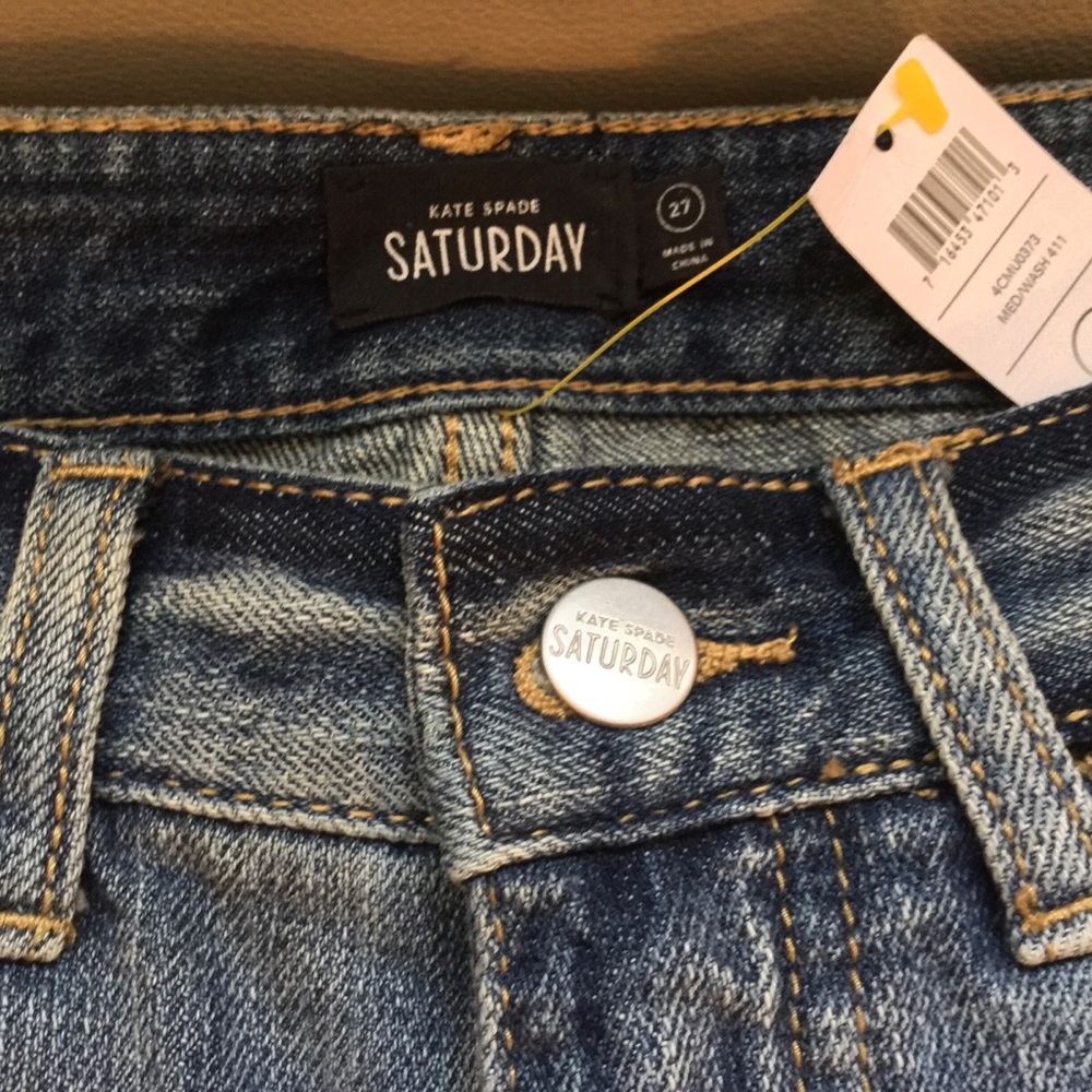 NWT Kate Spade Saturday jeans. Size 27